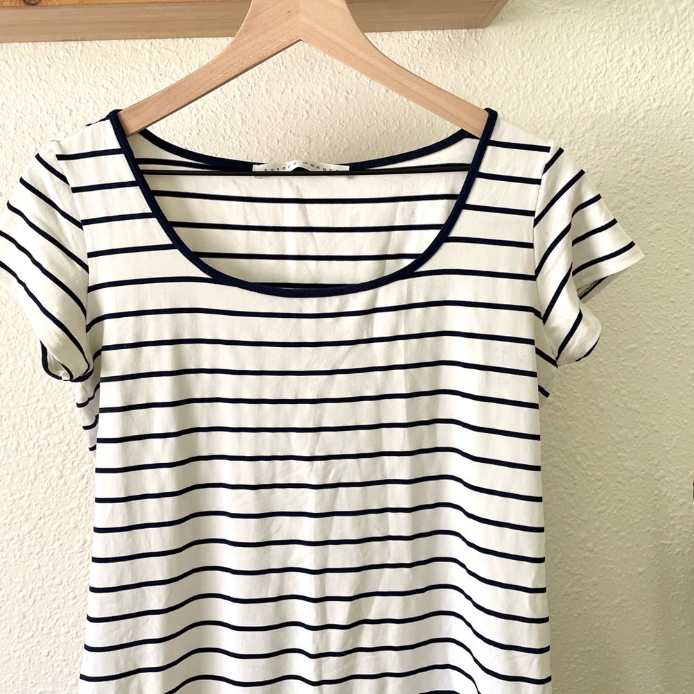 Susana Monaco striped t-shirt dress - Picture 3 of 6